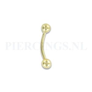Banana 1.2 mm goud 14 karaat