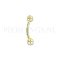 Banana 1.2 mm goud 14 karaat