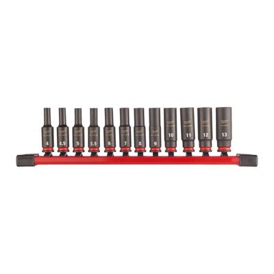 Milwaukee Accessoires ¼" | SHOCKWAVE | Slagdoppenset | (12 stuks) - 4932480453