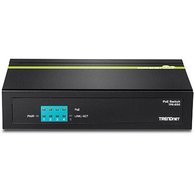 Trendnet TPE-S50 netwerk-switch Unmanaged L2 Fast Ethernet (10/100) Power over Ethernet (PoE) Zwart Trendnet TPE-S50 netwerk-switch Unmanaged L2 Fast Ethernet (10/100) Power over Ethernet (PoE) Zwart