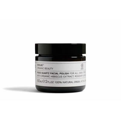 Evolve Organic Beauty Cleansers Scrub Rose Quartz Facial Polish 60ml