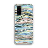Watercolor Agate: Samsung Galaxy S20 Transparant Hoesje