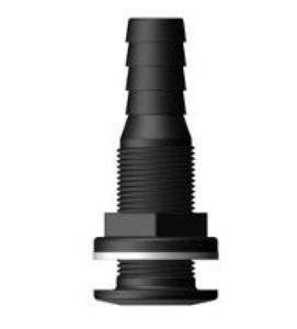 Tru Design Huiddoorvoer Met Tule Zwart 19mm 3/4” Bsp Default