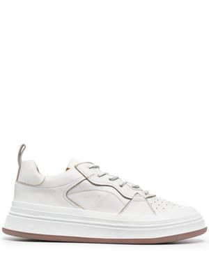 Buttero baskets à lacets - Blanc