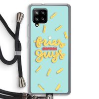 Always fries: Samsung Galaxy A42 5G Transparant Hoesje met koord