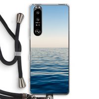 Water horizon: Sony Xperia 1 III Transparant Hoesje met koord