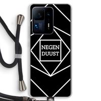 Negenduust geometrisch: Xiaomi Mi Mix 4 Transparant Hoesje met koord