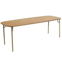 Petite Friture Week-end tuintafel 220x85 Gold