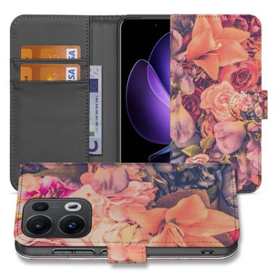 OPPO Reno 13 Pro Hoesje Bosje Bloemen OPPO Reno 13 Pro Hoesje Bosje Bloemen