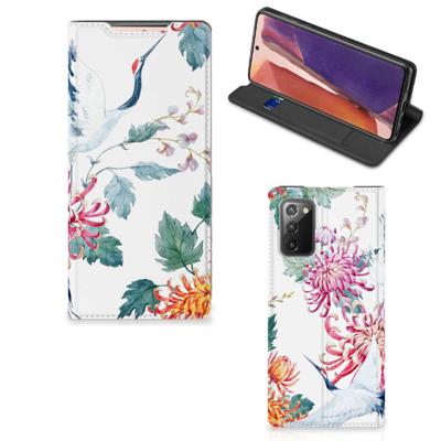 Samsung Galaxy Note20 | Hoesje maken | Bird Flowers