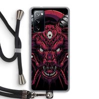 Hell Hound and Serpents: Samsung Galaxy S20 FE / S20 FE 5G Transparant Hoesje met koord