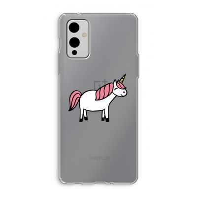 Eenhoorn: OnePlus 9 Transparant Hoesje