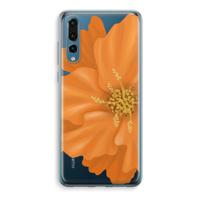 Orange Ellila flower: Huawei P20 Pro Transparant Hoesje