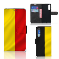 Huawei P30 Bookstyle Case Belgische Vlag - thumbnail