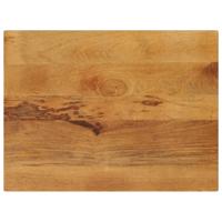 Tafelblad rechthoekig 90x70x3,8 cm massief mangohout