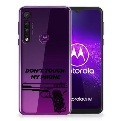 Motorola One Macro Silicone-hoesje Pistol DTMP Motorola One Macro Silicone-hoesje Pistol DTMP