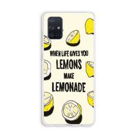 Lemonade: Galaxy A71 Transparant Hoesje Lemonade: Galaxy A71 Transparant Hoesje