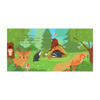 Lantaarn Publishers Kun je mij vinden? in het bos voorleesboek en 20 memokaarten