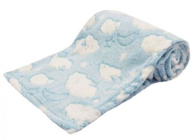 Soft Touch deken Cloud Embossed Soft Touch deken Cloud Embossed