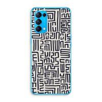 Moroccan Print: Oppo Find X3 Lite Transparant Hoesje