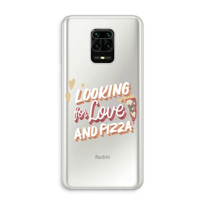 Pizza is the answer: Xiaomi Redmi Note 10 Lite Transparant Hoesje