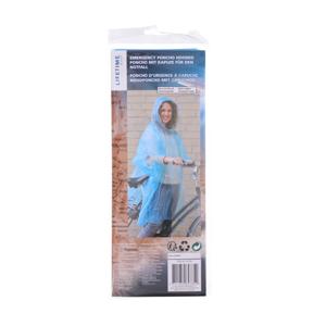 Lifetime wegwerp regenponcho