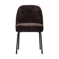 BePureHome Vogue eetkamerstoel chenille donkerbruin