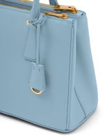 Prada sac à main Galleria médium en cuir - Bleu