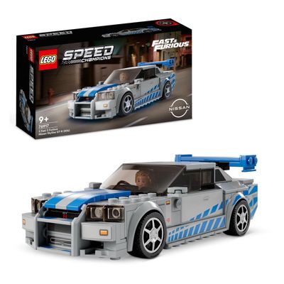 LEGO speed champions 76917 2 fast 2 furious nissan skyline gt-r (r34)