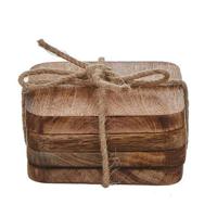 Onderzetters Mica Decorations Duko 4 Onderdelen (10 x 10 x 5 cm)