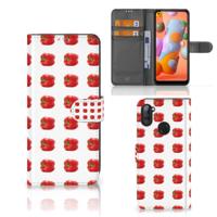 Samsung Galaxy M11 | A11 | Book Cover | Paprika Red