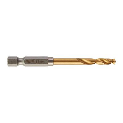 Milwaukee Accessoires Metaalboor SWave HSS-G Ti. 4.5mm -10pcs - 4932478179