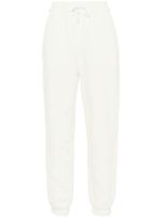 Miu Miu pantalon de jogging à logo brodé - Blanc