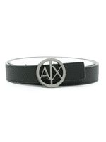 Armani Exchange ceinture à boucle logo - Noir - thumbnail