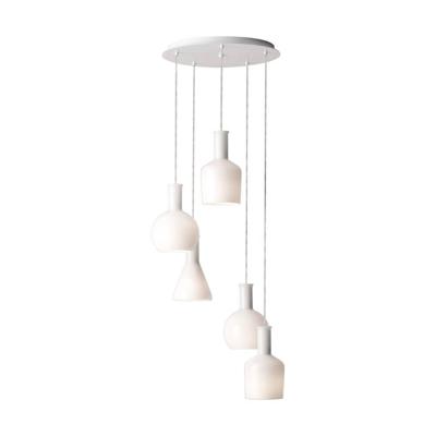 Stars of Light Witte hanglampPascoa 5-lichts - 39143