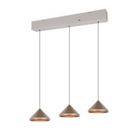 Trio 3-lichts hanglampLaguna koffie bruin - 336210365
