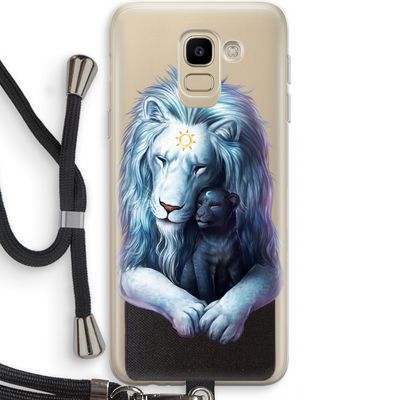 Child Of Light: Samsung Galaxy J6 (2018) Transparant Hoesje met koord