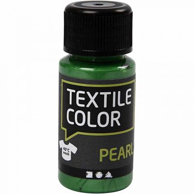 Creotime textielverf Pearl 50 ml groen Creotime textielverf Pearl 50 ml groen