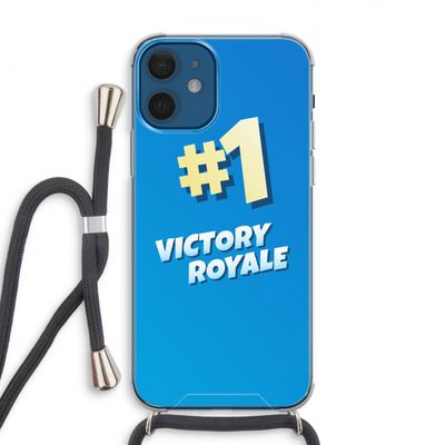 Victory Royale: iPhone 12 Transparant Hoesje met koord