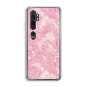 Abstract Painting Pink: Xiaomi Mi Note 10 Transparant Hoesje