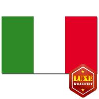 Luxe vlag Italië - Italiaanse vlag - polyester - 100 x 150 cm - WK landen vlaggen