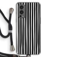 Stripes: OnePlus Nord 2 5G Transparant Hoesje met koord