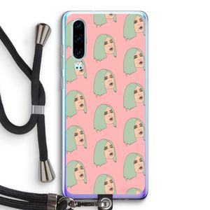 King Kylie: Huawei P30 Transparant Hoesje met koord