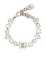 Dolce & Gabbana bracelet serti de cristaux - Argent