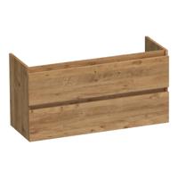 Brauer Joy - Onderkast Ondiep - 100 cm - met 2 Softclose Lades Greeploos en 1 Sifon Uitsparing - Chateau