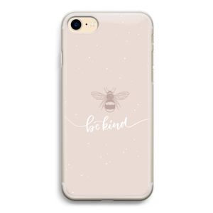 Be(e) kind: iPhone 7 Transparant Hoesje
