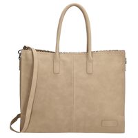 Zebra Trends Handtas Natural Bag Lisa XL Zand