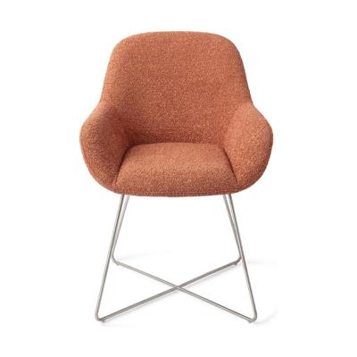 Jesper Home Kushi eetkamerstoel Amber Autumn cross steel
