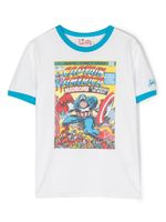 MC2 Saint Barth Kids t-shirt Captain America à imprimé graphique - Blanc