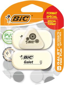 Gum Bic Galet blister ÃƒÆ' 2 stuks + 1 gratis